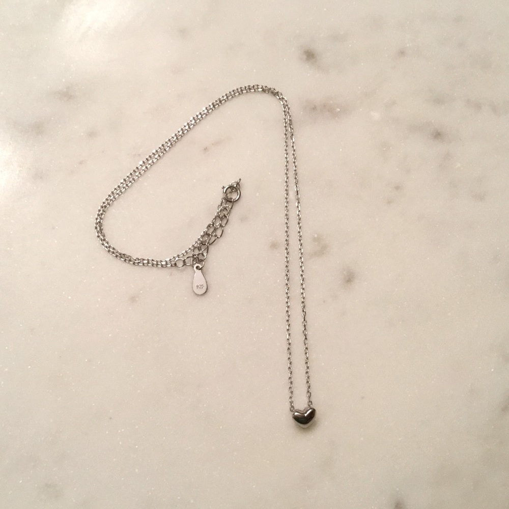 Sale $20 Firm! Sterling Silver Heart Necklace - Picture 12 of 16